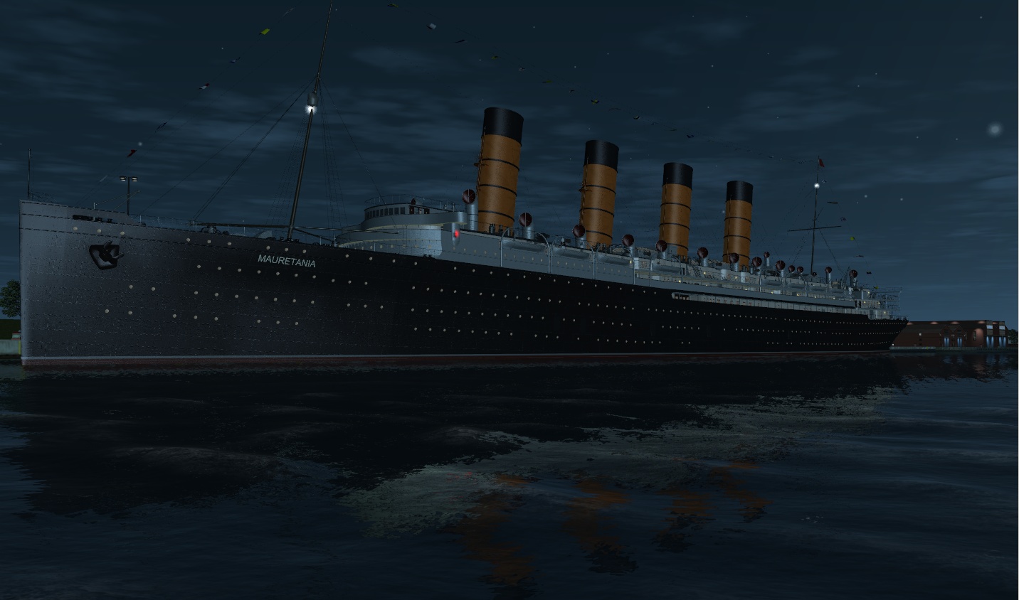 RMS Mauretania на дне